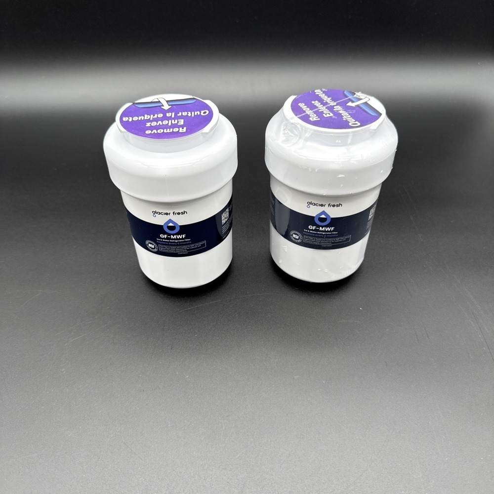 2 Glacier Fresh Filters GF-MWF for GE Refrigerator Water Filter -See Pictures-